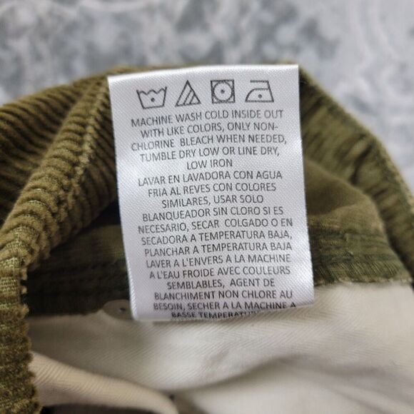 Lee Brooklyn Circus Jeans Men’s Size 34X32 Green Corduroy Double Knee Cowboy - Picture 11 of 16